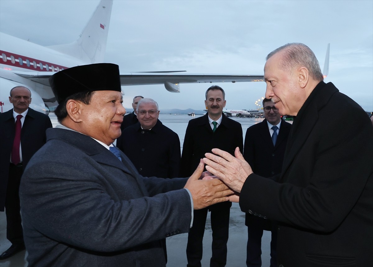 Cumhurbaşkanı Recep Tayyip Erdoğan, Türkiye'yi ziyaret eden Endonezya Cumhurbaşkanı Prabowo...