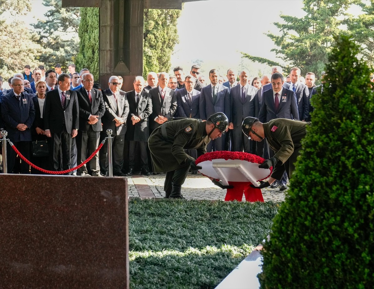 Cumhurbaşkanı Yardımcısı Cevdet Yılmaz, İstanbul Valiliğince, 8. Cumhurbaşkanı Turgut Özal'ın...