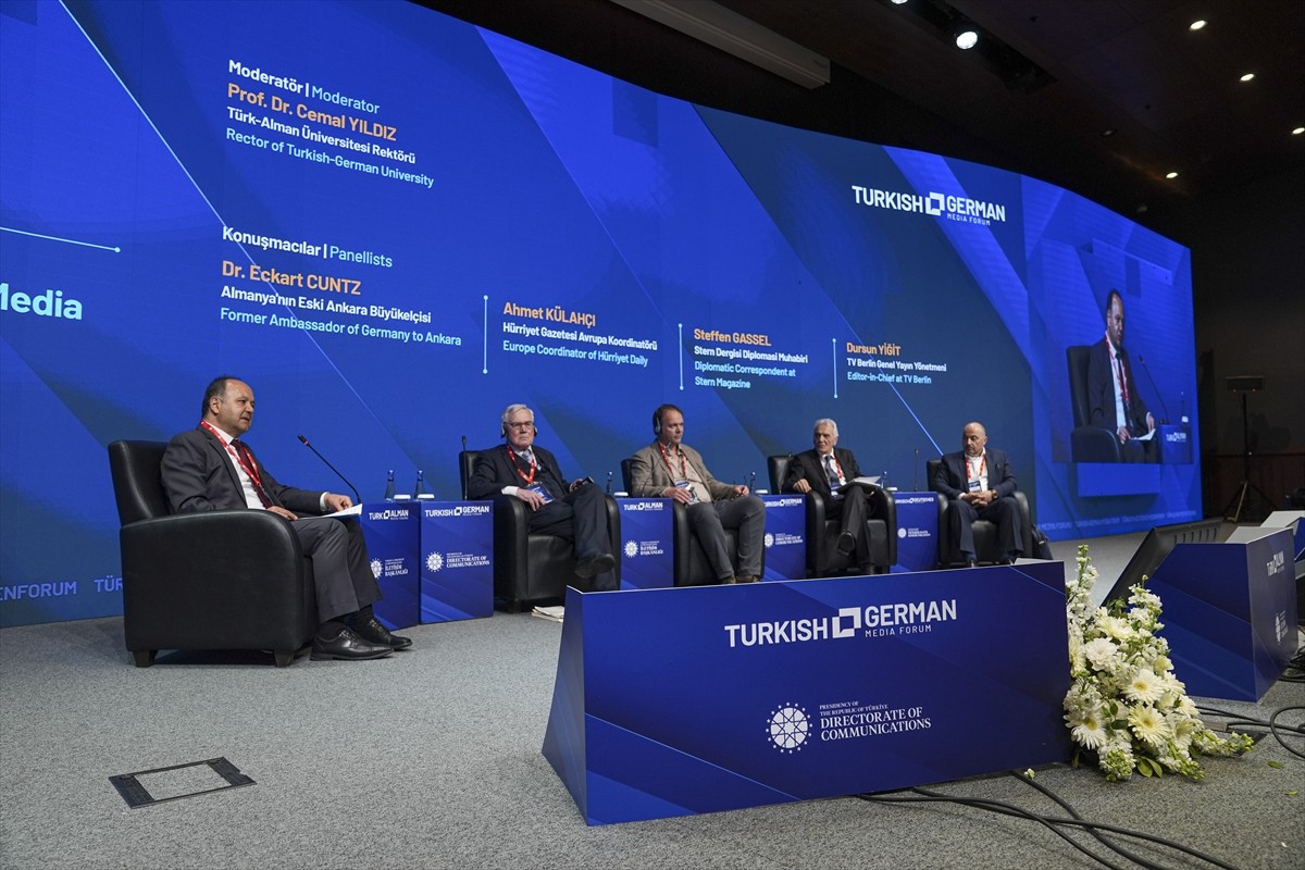 Cumhurbaşkanlığı İletişim Başkanlığının düzenlediği "Türk-Alman Medya Forumu" kapsamında "İki...