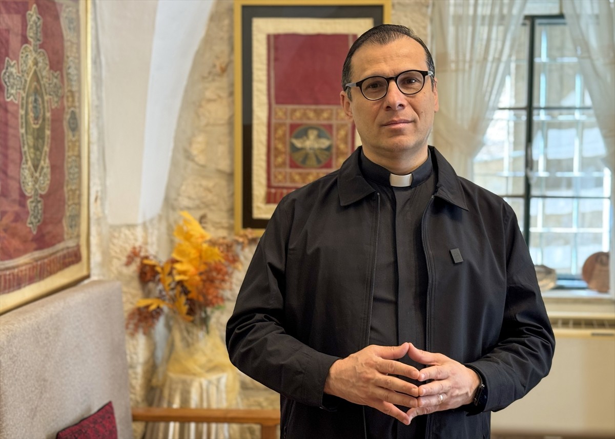 Filistin'in işgal altındaki Batı Şeria bölgesindeki Beytüllahim kentinin Evanjelist Luther...