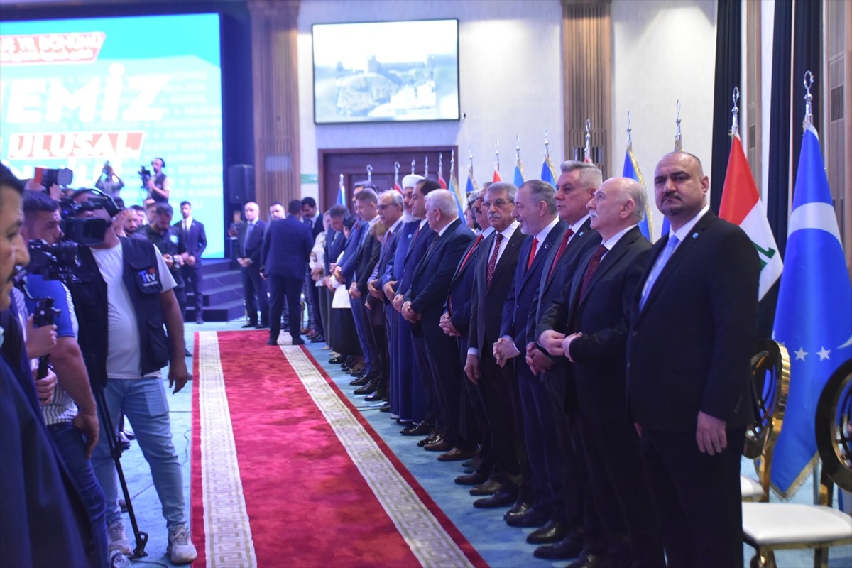 Irak Türkmen Cephesi'nin (ITC) 30. kuruluş yıl dönümü Irak'ın Kerkük kentinde düzenlenen törenle...