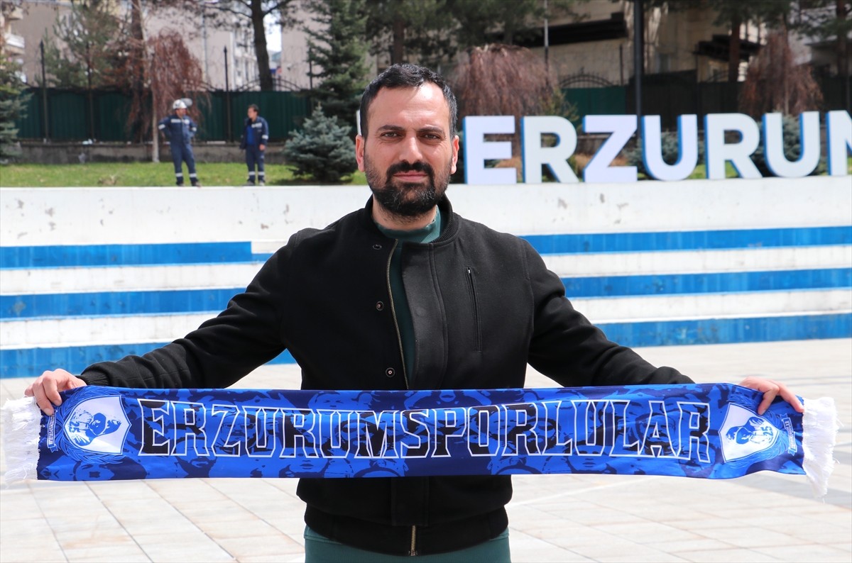 Kar, kış, yağmur, çamur demeden her maçta takımını destekleyen Trendyol 1. Lig ekibi Erzurumspor...