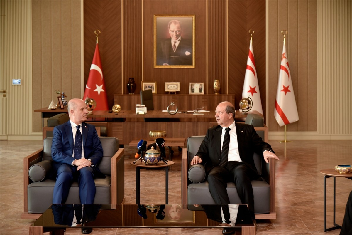 Kuzey Kıbrıs Türk Cumhuriyeti (KKTC) Cumhurbaşkanı Ersin Tatar, Yükseköğretim Kurulu (YÖK) Başkanı...