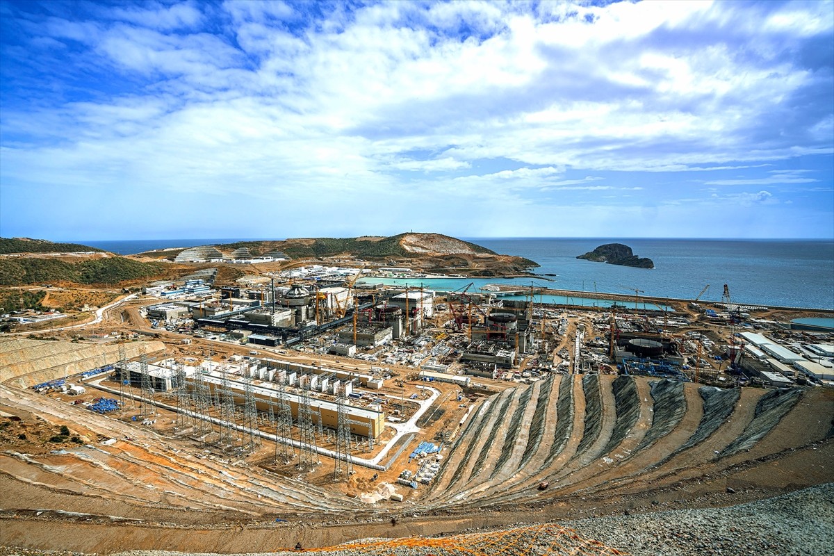 Mersin'in Gülnar ilçesinde yapımı devam eden Akkuyu Nükleer Güç Santrali'nin (NGS) 4. güç ünitesi...