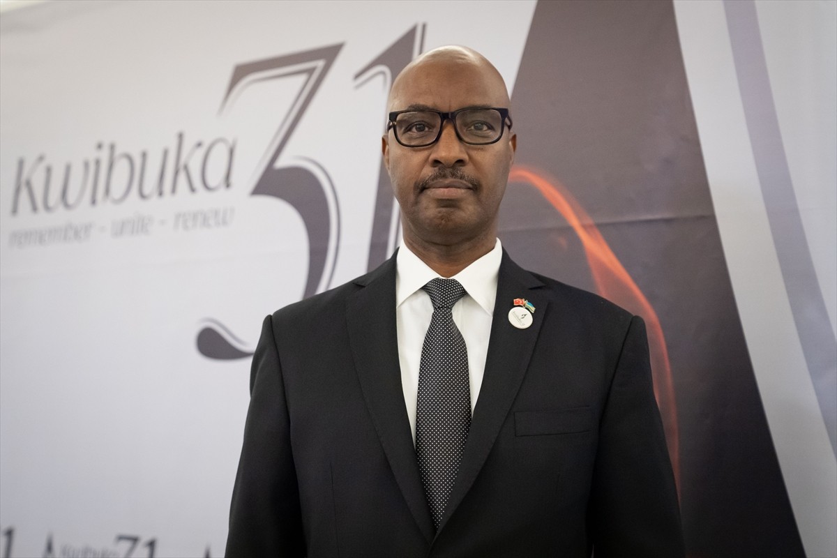 Ruanda'nın Ankara Büyükelçiliği tarafından düzenlenen törende, Ruanda'da 1994'te Tutsilere yönelik...