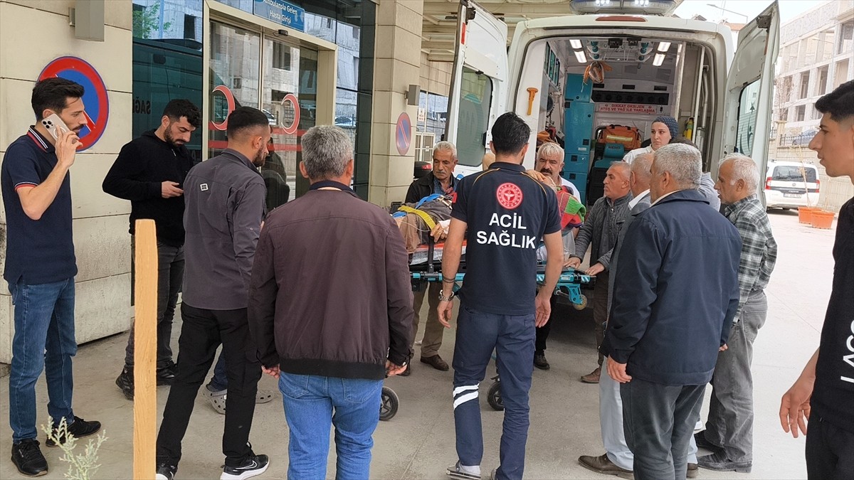 Siirt'in Pervari ilçesinde ayağı çapa makinesine sıkışan kişi yaralandı. Yaralanan A.A, ambulansla...