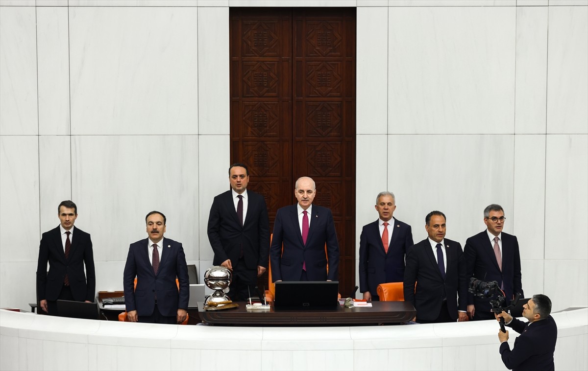 TBMM Genel Kurulu, TBMM Başkanı Numan Kurtulmuş başkanlığında, TBMM'nin açılışının 105. yıl dönümü...