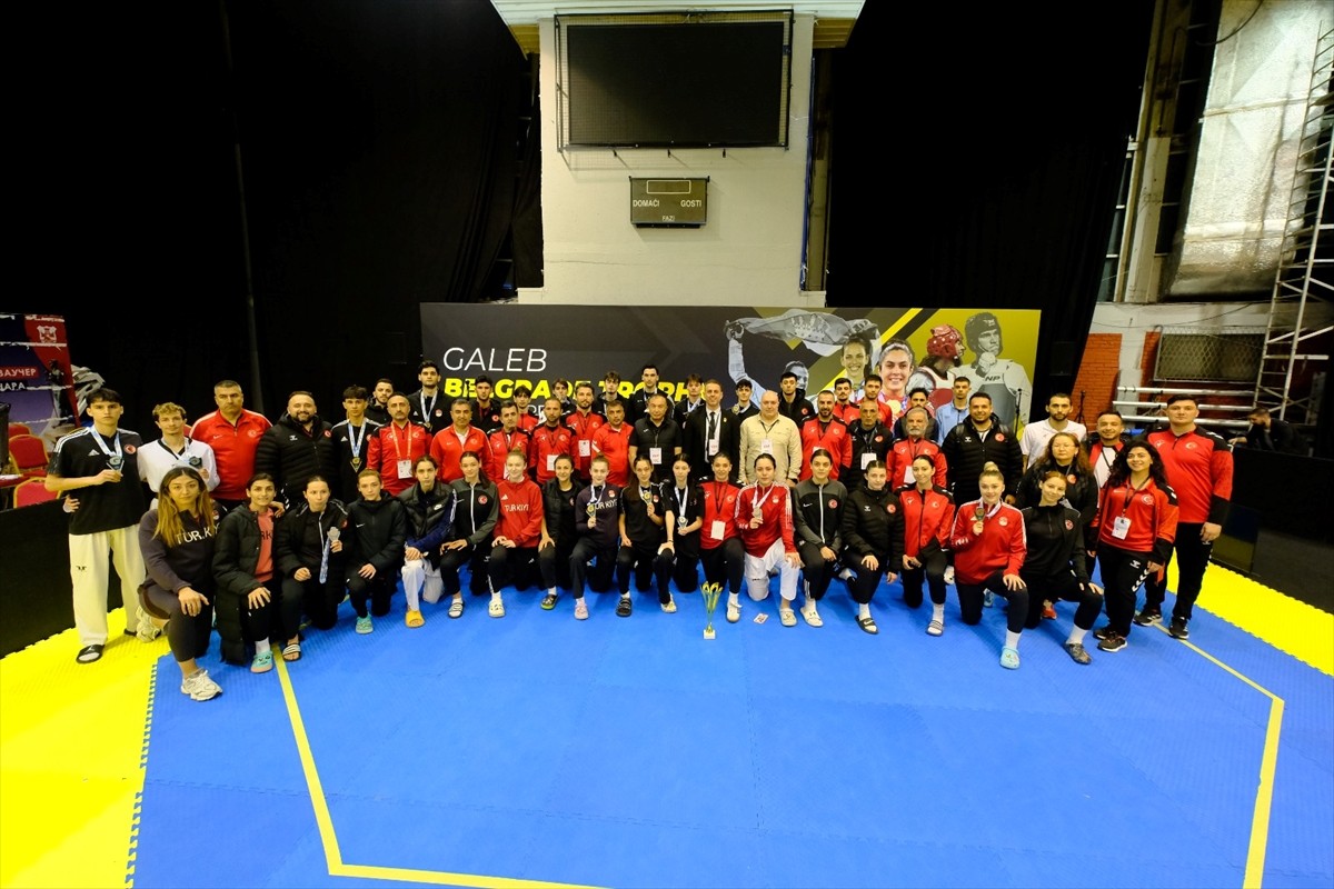 Tekvando Milli Takımı, Uluslararası Sırbistan Açık Turnuvası'nda 7'si altın toplam 13 madalya...