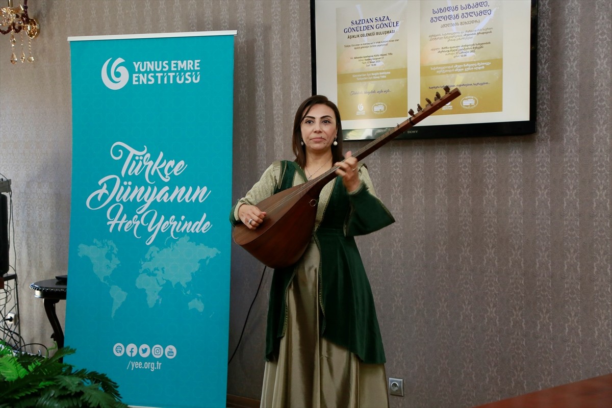 Tiflis Yunus Emre Enstitüsünün (YEE) "Sazdan Saza, Gönülden Gönüle: Aşıklık Geleneği Buluşması"...