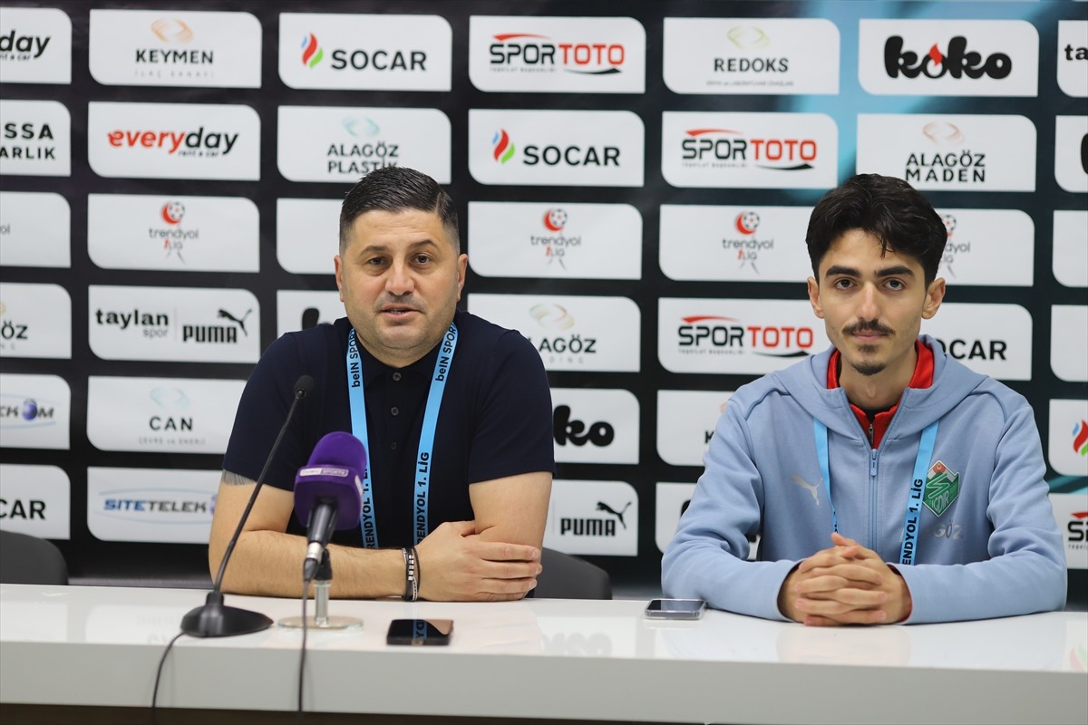 Trendyol 1. Lig'in 33. haftasında Alagöz Holding Iğdır FK ile Uğur Okulları İstanbulspor, Iğdır...