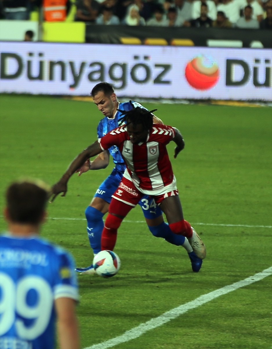 Trendyol Süper Lig'in 33. haftasında Sipay Bodrum FK ile Reeder Samsunspor, Grey Beton Bodrum...