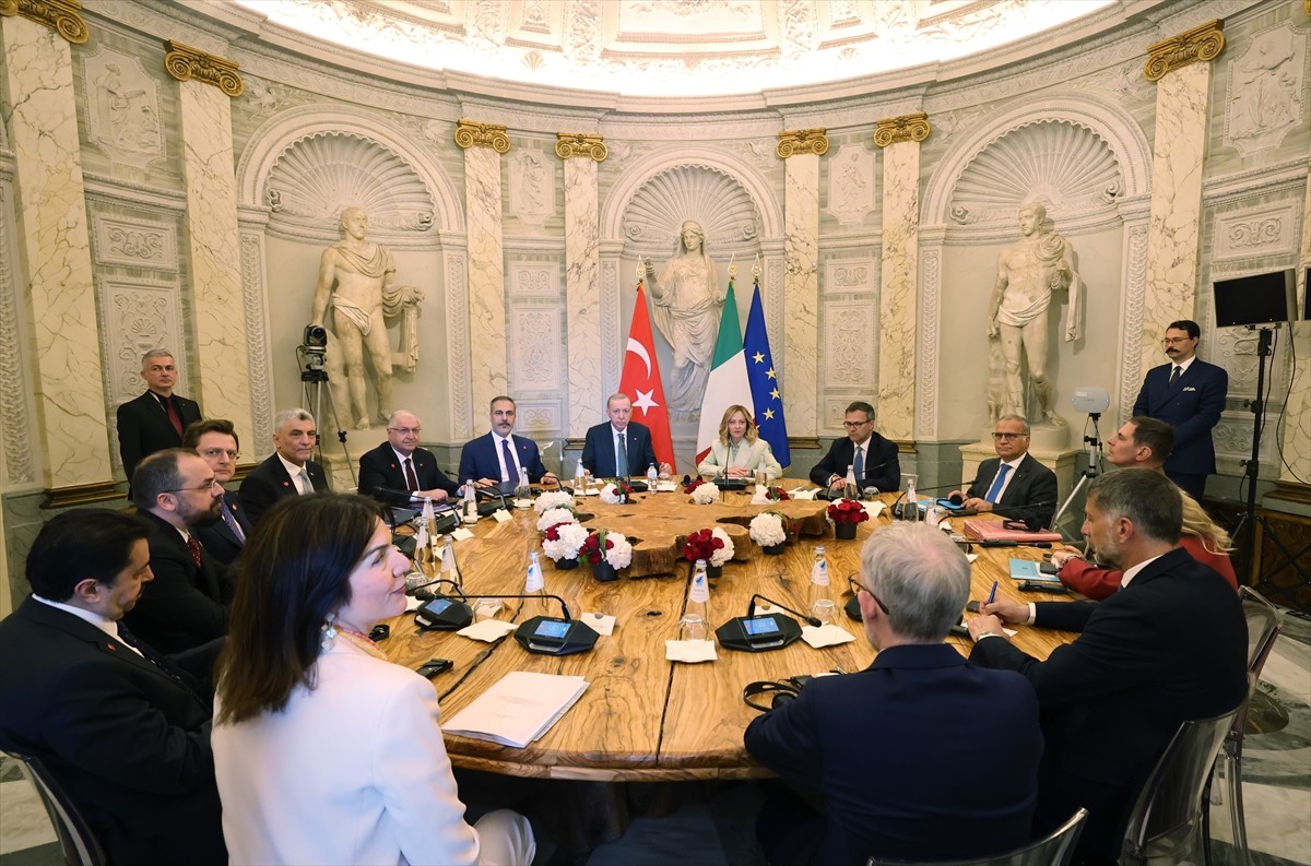Türkiye-İtalya 4. Hükümetlerarası Zirvesi, Cumhurbaşkanı Recep Tayyip Erdoğan ve İtalya Başbakanı...