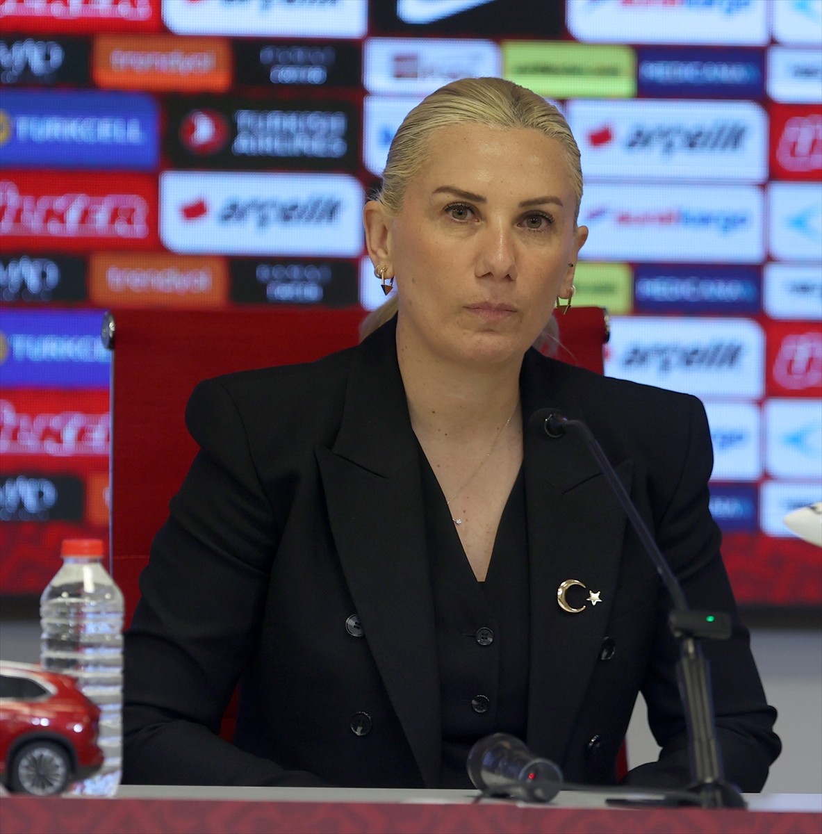 UEFA Uluslar B Ligi 2. Grup dördüncü maçında A Milli Kadın Futbol Takımı ile Slovenya, Sivas'ta BG...