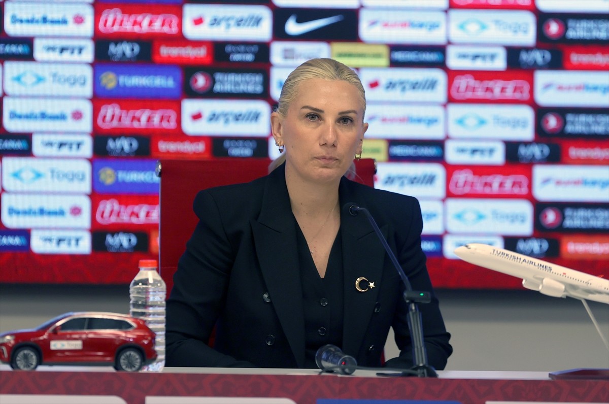 UEFA Uluslar B Ligi 2. Grup dördüncü maçında A Milli Kadın Futbol Takımı ile Slovenya, Sivas'ta BG...