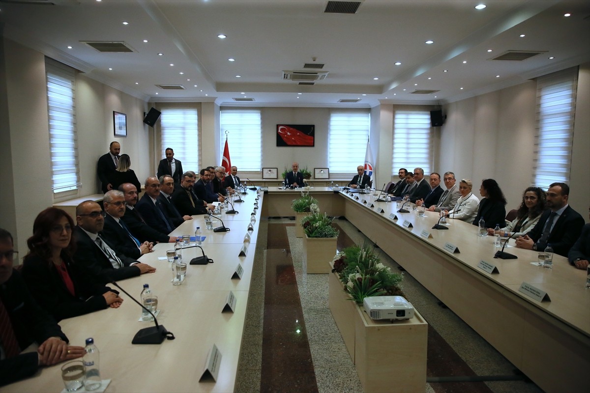 Yükseköğretim Kurulu (YÖK) Başkanı Prof. Dr. Erol Özvar, Gaziantep Üniversitesi (GAÜN) Rektörü...