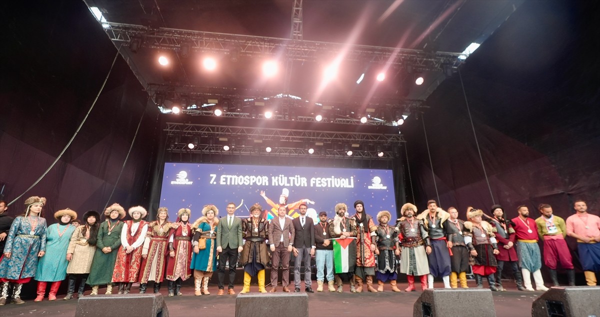 7. Etnospor Kültür Festivali, madalya ve sertifikaların dağıtıldığı kapanış töreniyle tamamlandı....