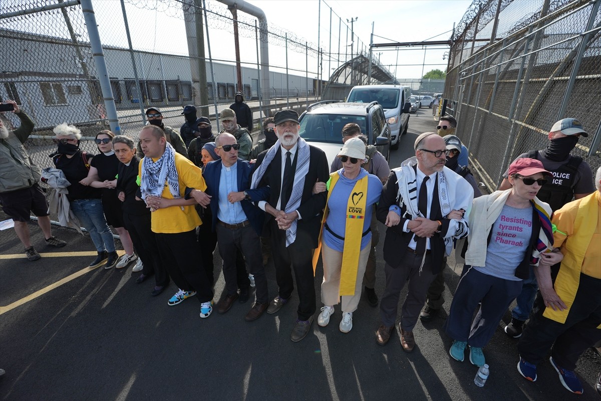 ABD'nin New Jersey eyaletinde, Göçmenlik ve Gümrük Muhafaza Dairesinin (ICE) yeni açılan merkezi...