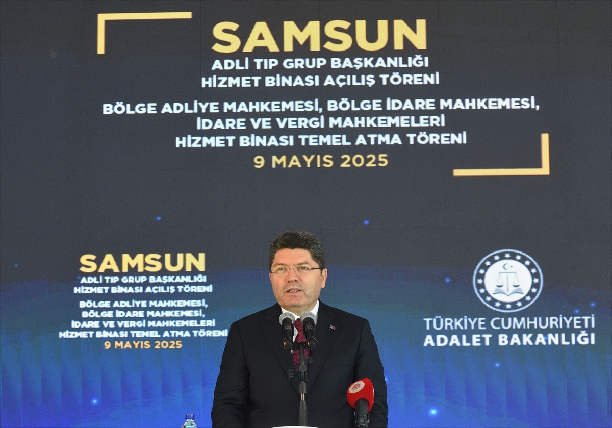 Adalet Bakanı Yılmaz Tunç, Samsun Adli Tıp Grup Başkanlığı Hizmet Binası'nın açılış törenine...