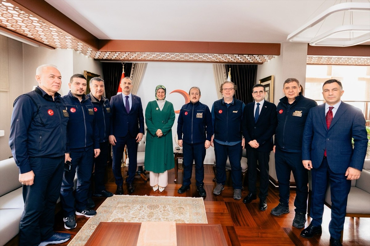 Afet ve Acil Durum Yönetimi (AFAD) Başkanı Ali Hamza Pehlivan, Türk Kızılay Derneği Genel Başkanı...