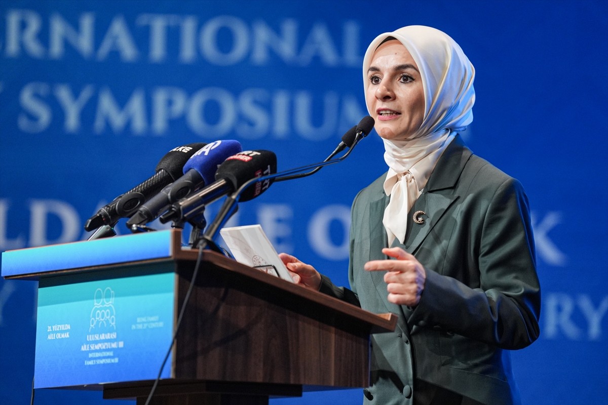 Aile ve Sosyal Hizmetler Bakanı Mahinur Özdemir Göktaş, AA'nın Global İletişim Ortağı olduğu, Aile...