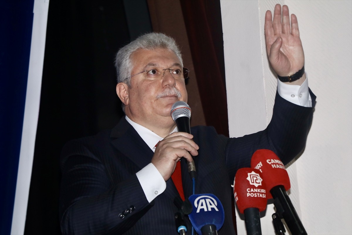 AK Parti Grup Başkanvekili Muhammet Emin Akbaşoğlu, Atatürk Kültür Merkezi'nde düzenlenen AK Parti...