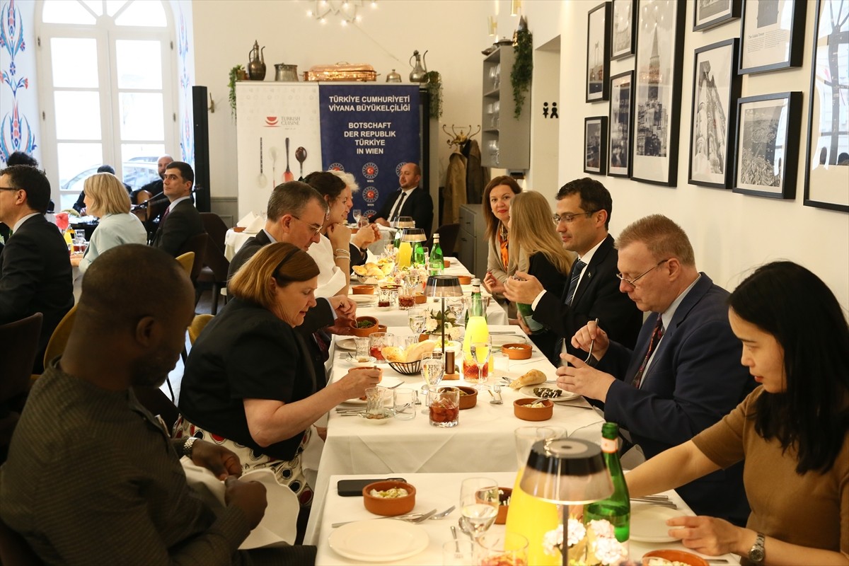Avusturya'nın başkenti Viyana'da Türkiye’nin Viyana Büyükelçiliği tarafından Türk Mutfağı Haftası...