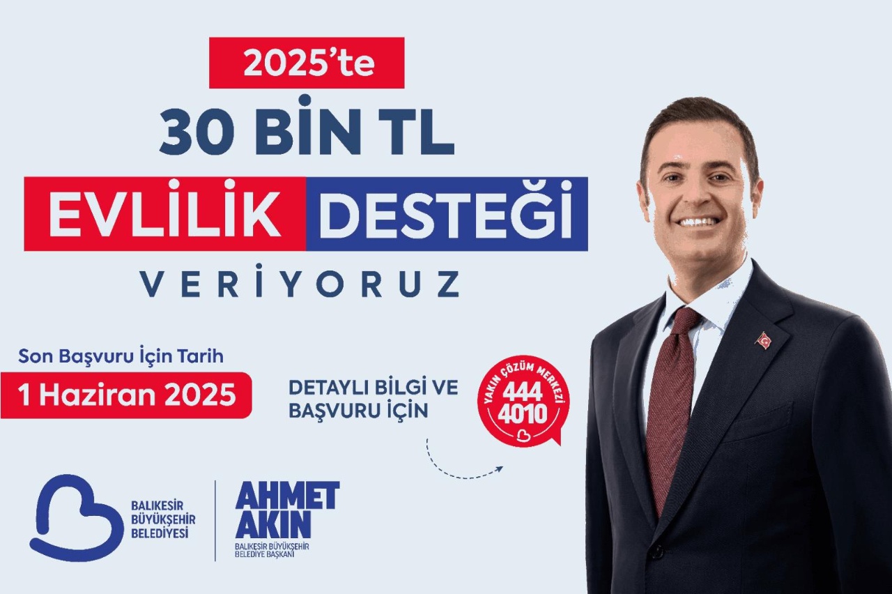 Balıkesir’den Yeni Evlenecek Kadınlara 30.000 TL Geri Ödemesiz Destek