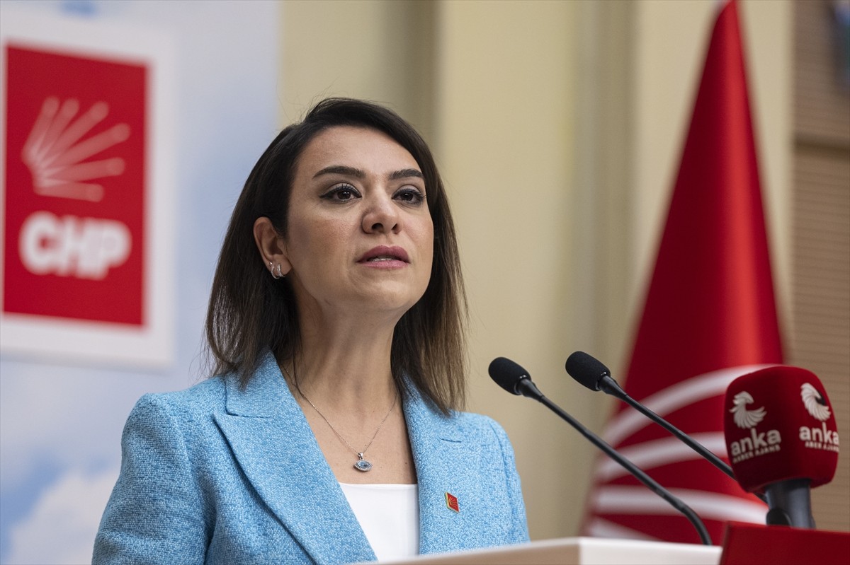 CHP Genel Başkan Yardımcısı Gamze Taşcıer, CHP Genel Merkezi'nde basın toplantısı...
