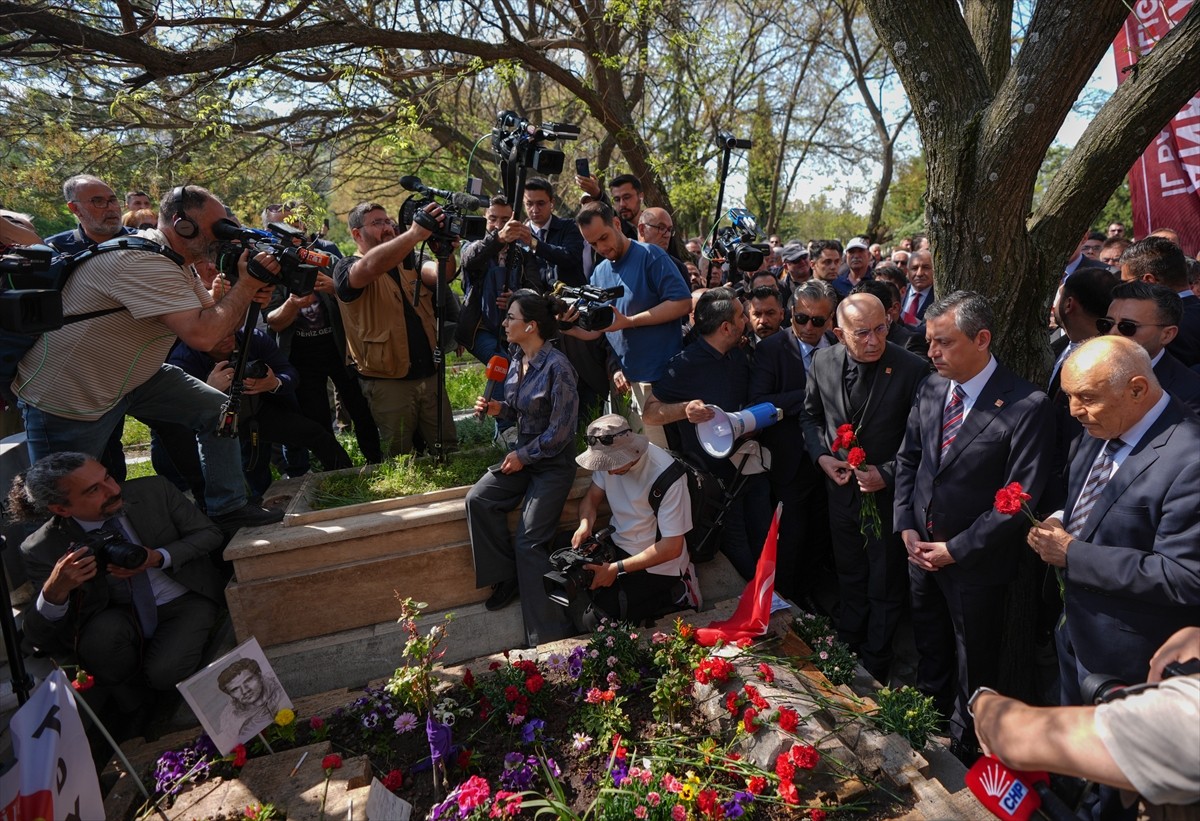 CHP Genel Başkanı Özgür Özel, CHP Ankara İl Başkanlığınca, Deniz Gezmiş, Yusuf Aslan ve Hüseyin...