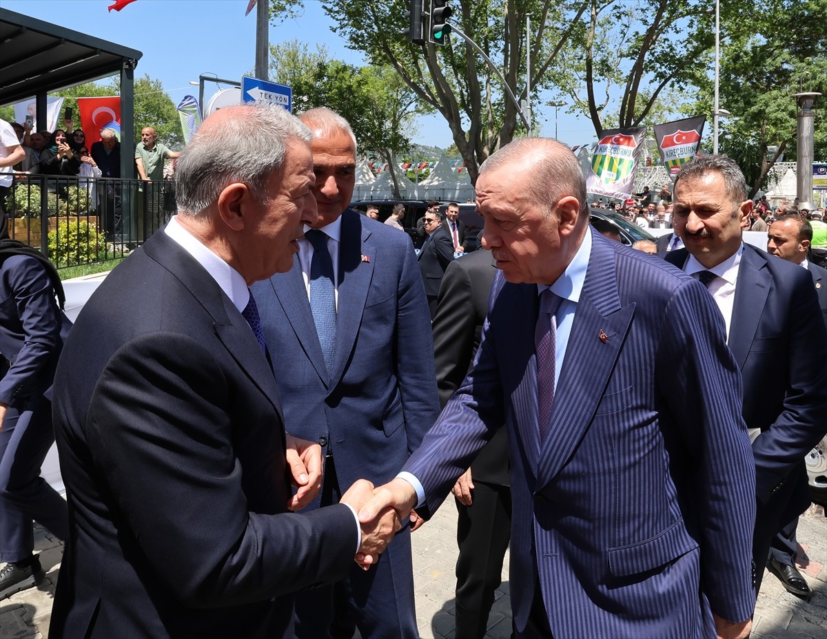 Cumhurbaşkanı Recep Tayyip Erdoğan, İstanbul'un Sarıyer ilçesinde restorasyonu tamamlanan...