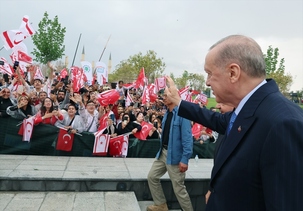 Cumhurbaşkanı Recep Tayyip Erdoğan, KKTC Cumhuriyet Yerleşkesi Açılış Töreni'ne katıldı. Erdoğan...