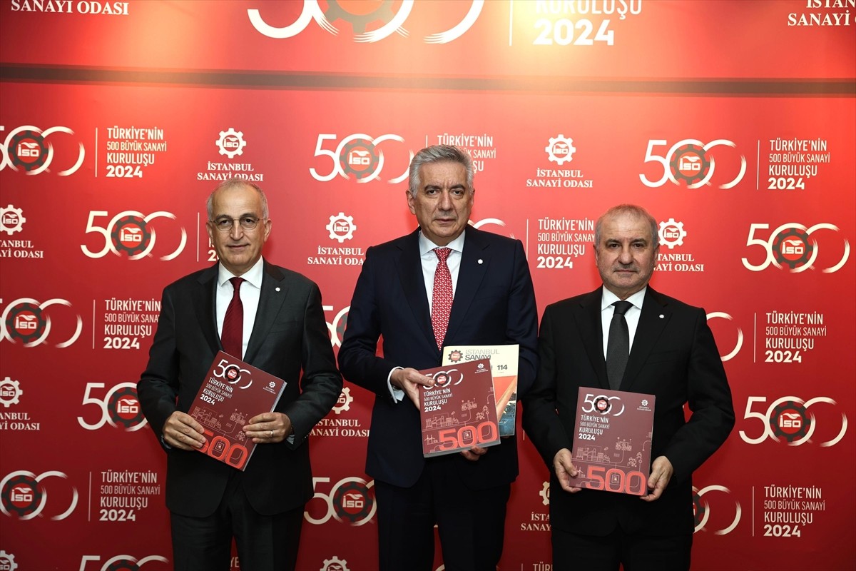 İstanbul Sanayi Odasının (İSO) hazırladığı "Türkiye'nin 500 Büyük Sanayi Kuruluşu 2024"...