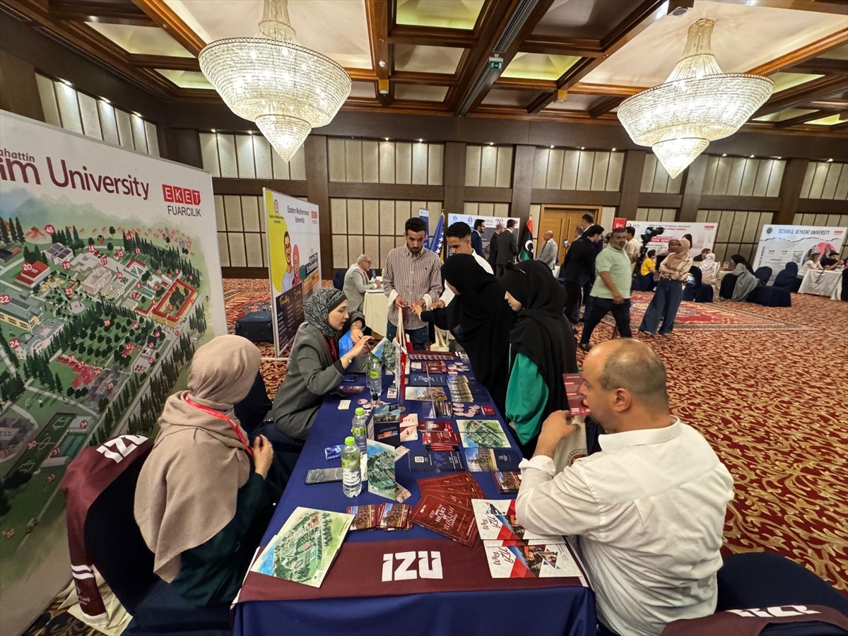 Libya'nın başkenti Trablus'ta Türkiye Cumhuriyeti Ticaret Bakanlığının desteğiyle düzenlenen Türk...