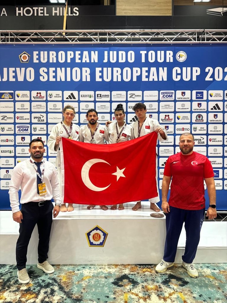 Milli judocular, Bosna Hersek'te düzenlenen Büyükler Avrupa Kupası'nın ilk gününde 1 altın, 1...