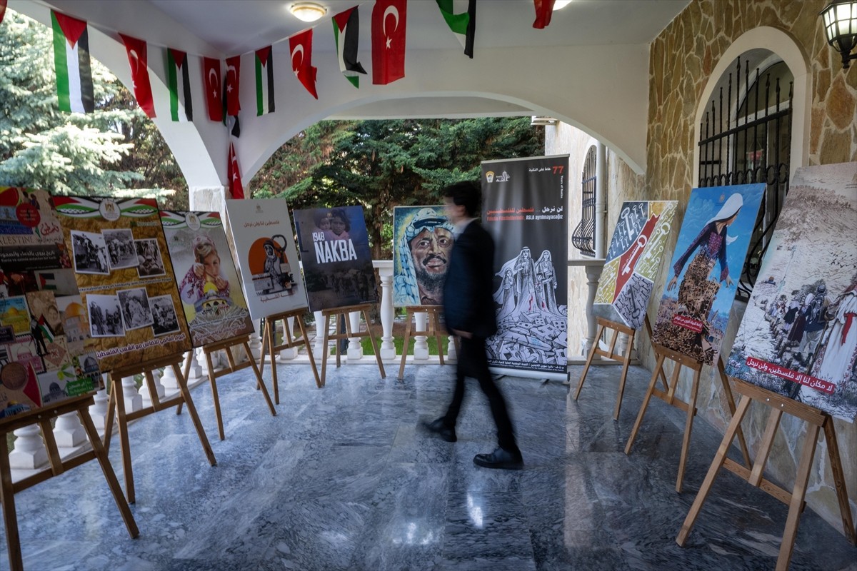 Nekbe'nin 77. yıl dönümü anma programı Filistin'in Ankara Büyükelçiliğinde düzenlendi.
