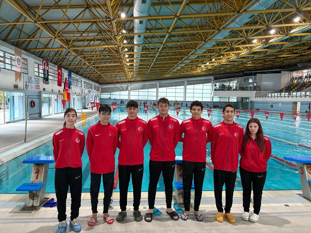 Özel Sporcular Yüzme Milli Takımı, Avrupa Para Gençlik Oyunları (EPYG) hazırlıkları için Ankara...