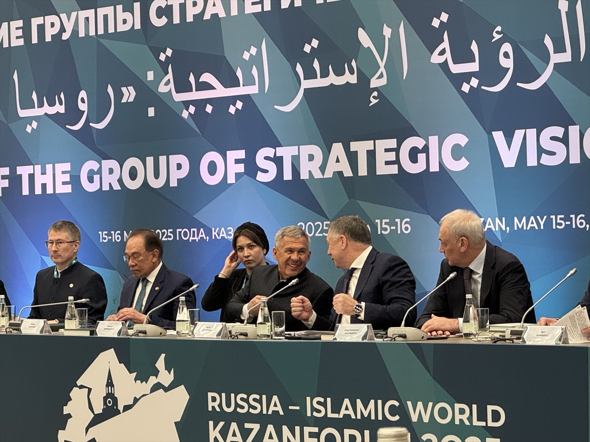 Rusya Federasyonu'na bağlı Tataristan'ın başkenti Kazan'da düzenlenen, Anadolu Ajansının (AA)...