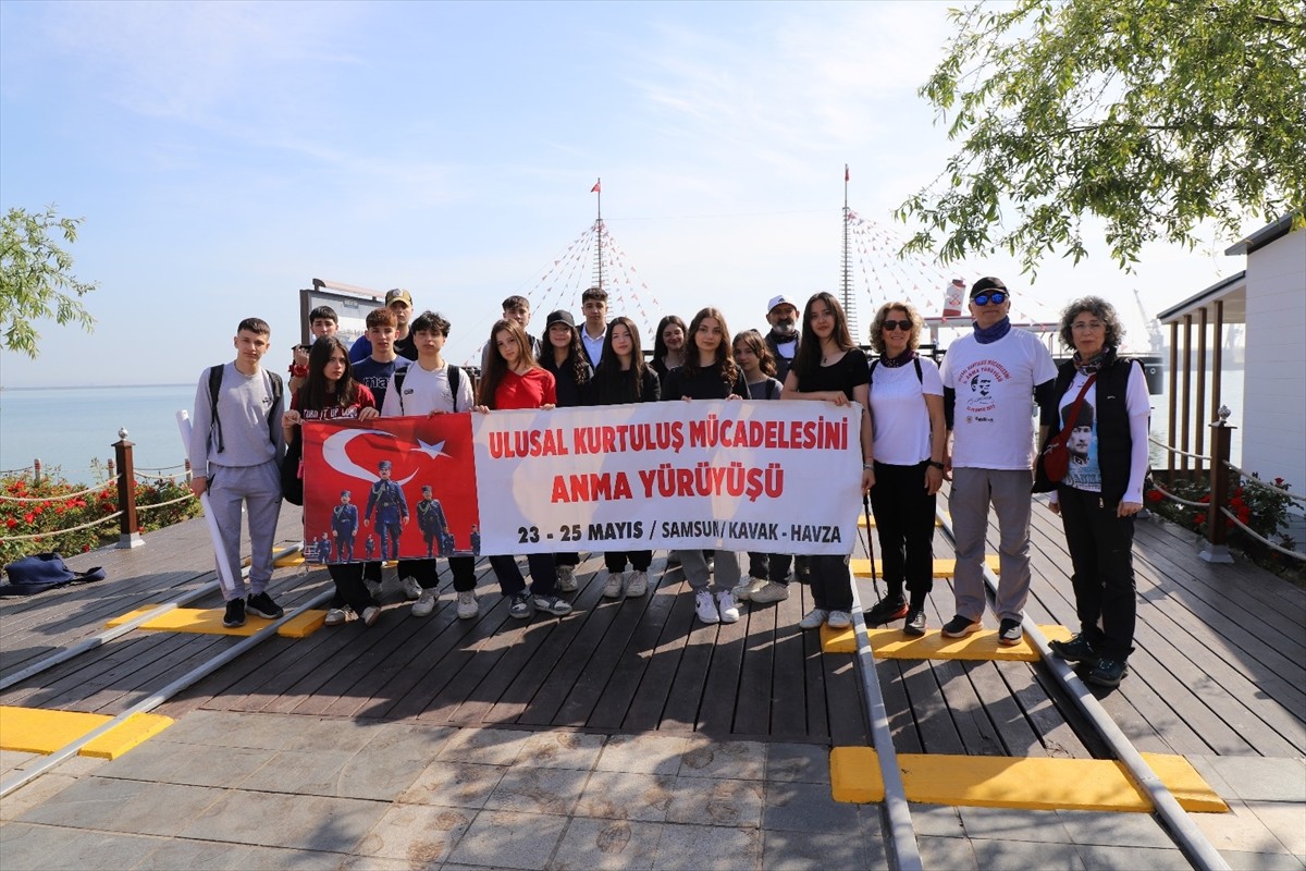 Samsun'da 19 Mayıs Atatürk'ü Anma, Gençlik ve Spor Bayramı etkinlikleri kapsamında Ulusal Kurtuluş...