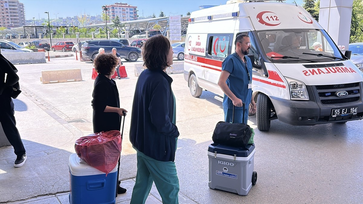 Samsun'da tedavi gördüğü hastanede beyin ölümü gerçekleşen 16 yaşındaki kişinin bağışlanan...