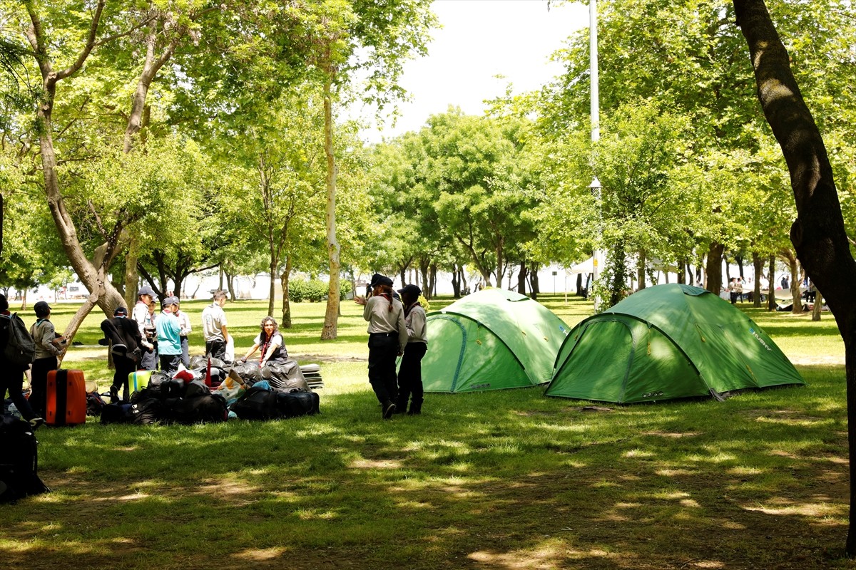 Samsun'da Türkiye İzcilik Federasyonu tarafından 19 Mayıs Atatürk'ü Anma, Gençlik ve Spor Bayramı...