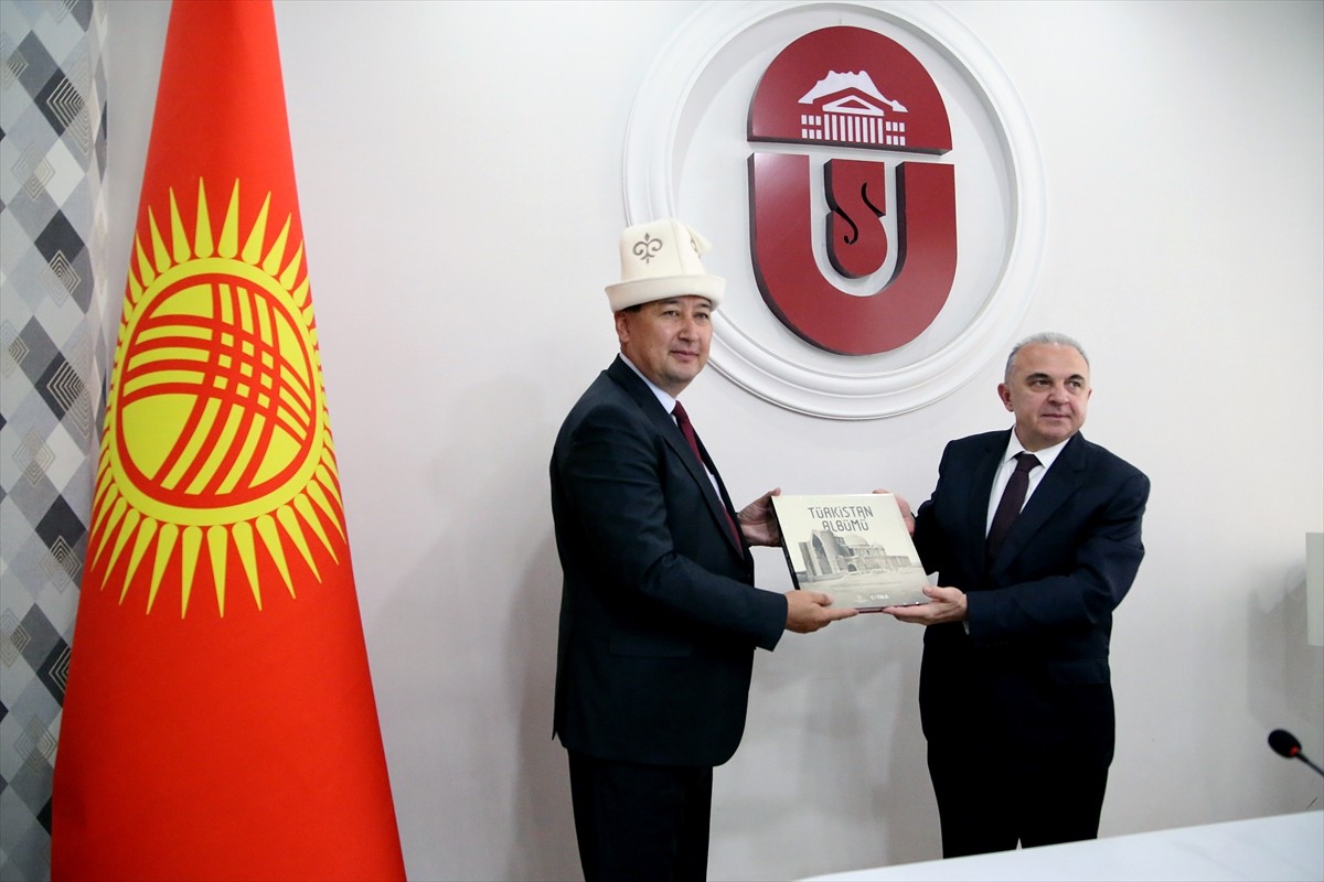 Türkiye'nin Bişkek Büyükelçisi Mekin Mustafa Kemal Ökem, Türkiye ile Kırgızistan arasındaki...