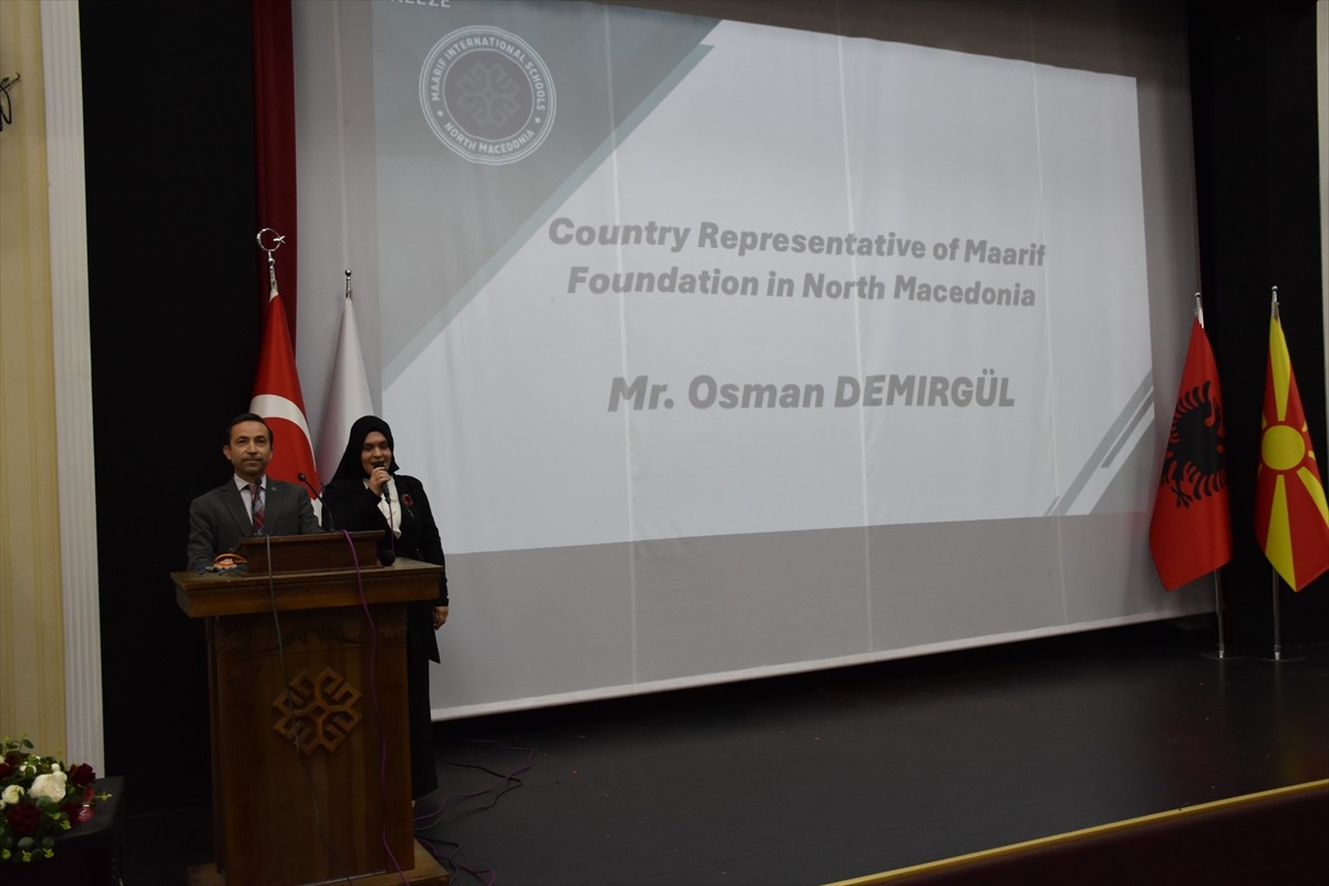 Türkiye Maarif Vakfının (TMV) Kuzey Makedonya'daki okullarında, 7. dönem mezuniyet töreni...