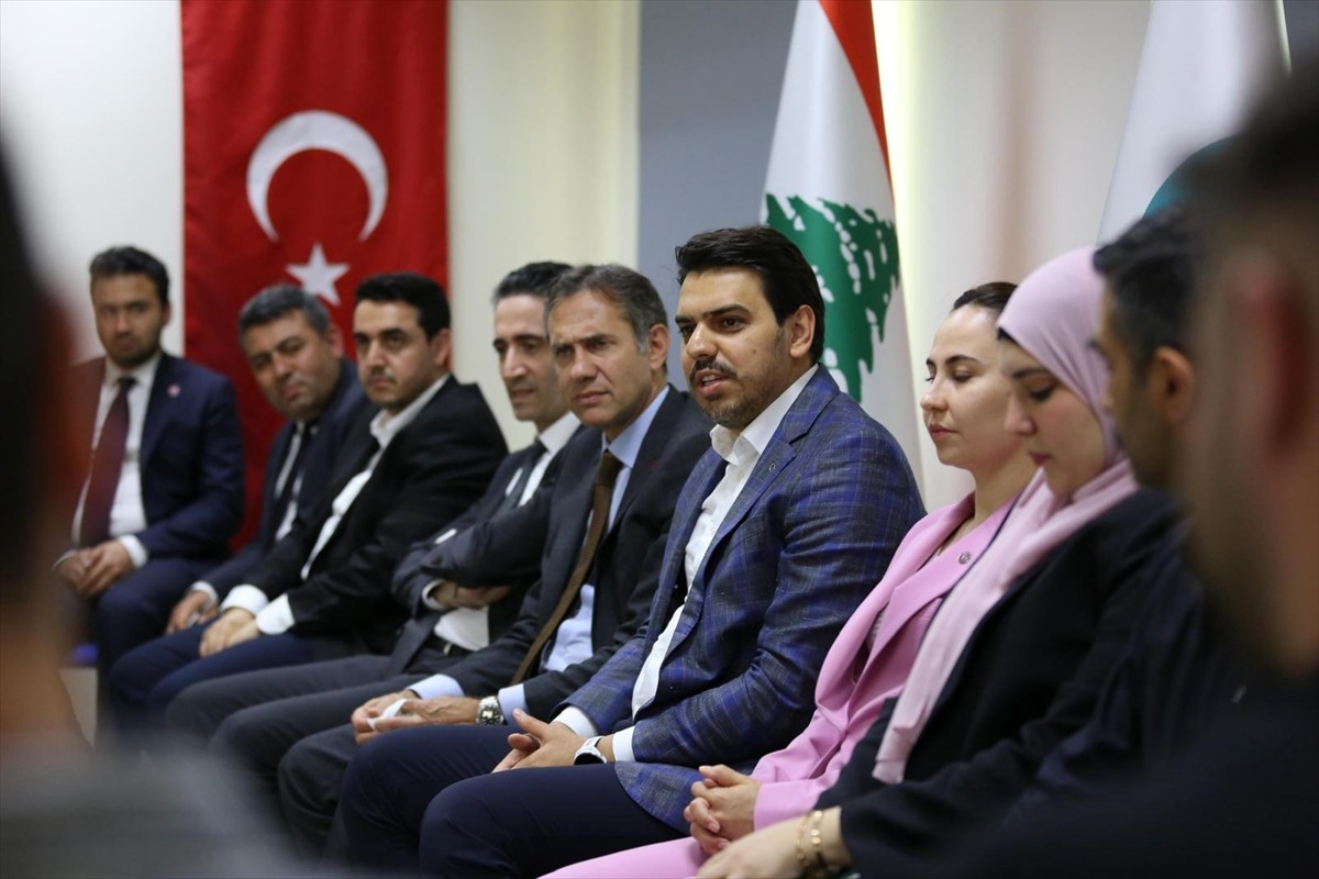 Yurtdışı Türkler ve Akraba Topluluklar (YTB) Başkanı Abdullah Eren, Lübnan'da yerleşik Türk...