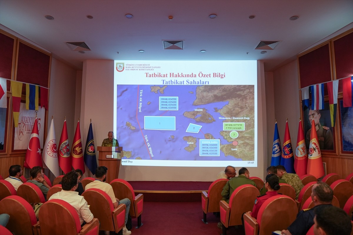 Anadolu Yıldızı 2025 Müşterek Arama Kurtarma Tatbikatı'nın ilk senaryosu yarın Ege Denizi'nin...