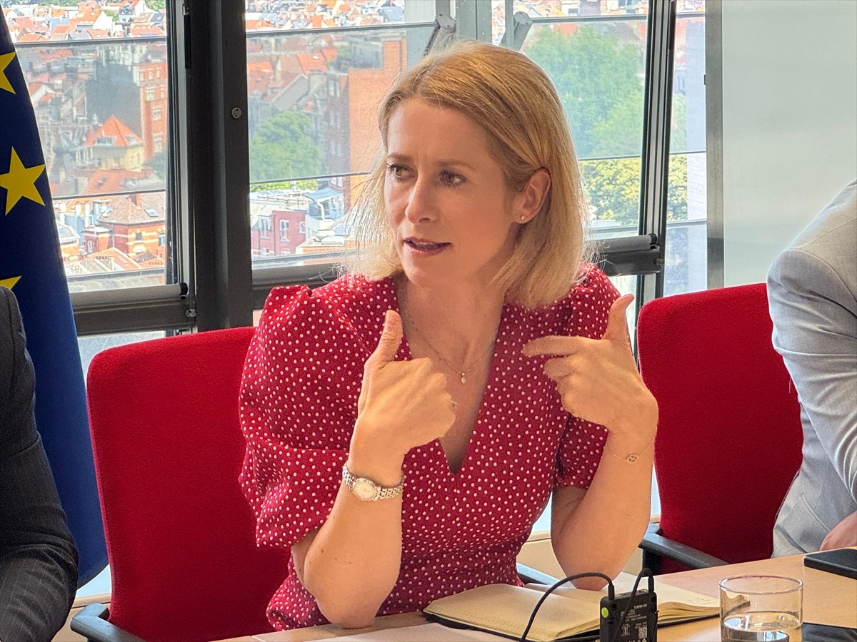 Avrupa Birliği (AB) Dış İlişkiler ve Güvenlik Politikası Yüksek Temsilcisi Kaja Kallas...