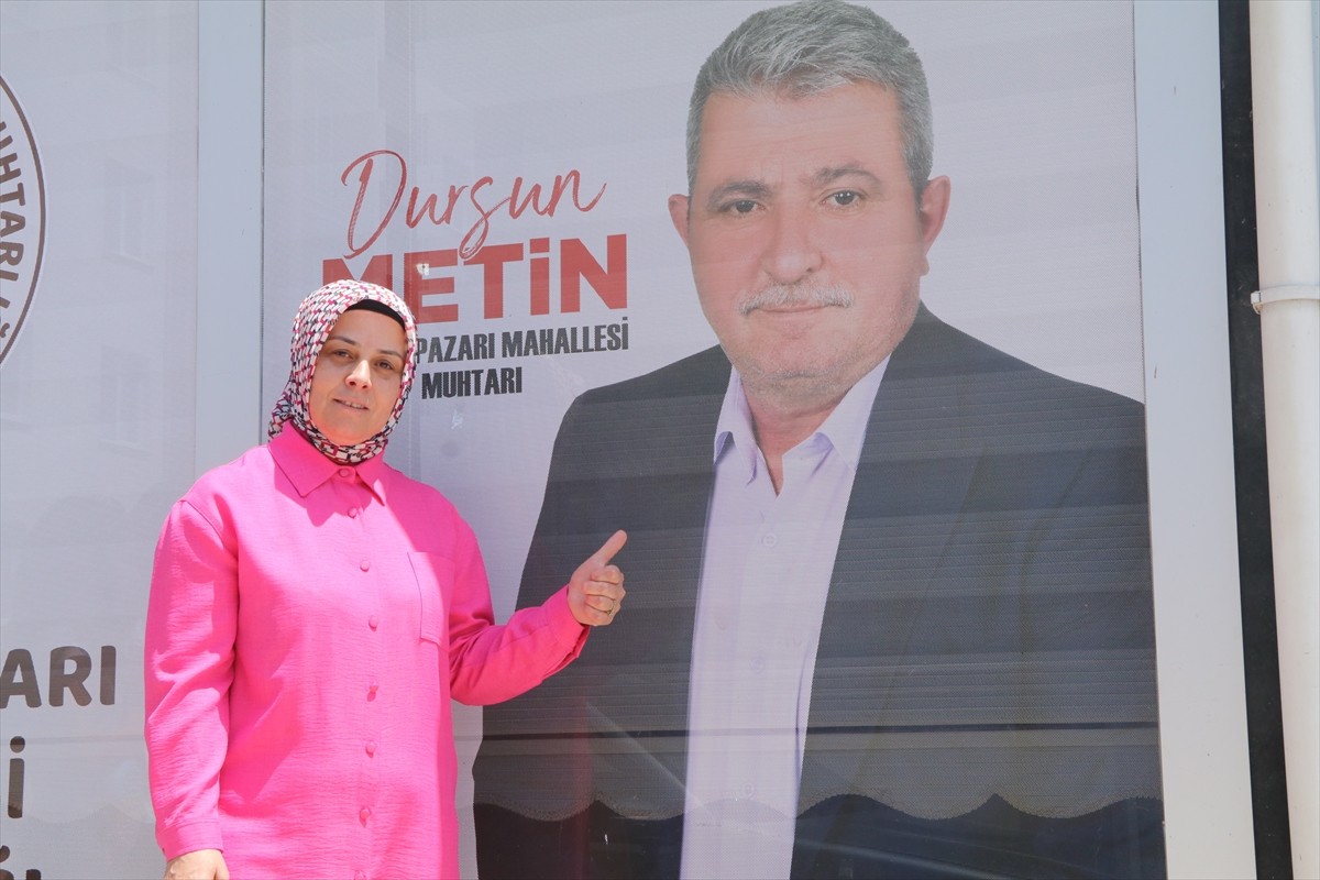 Çankırı'da hafta sonu yapılan muhtarlık seçimlerinde Buğday Pazarı Mahallesi muhtarı seçilen Fatoş...