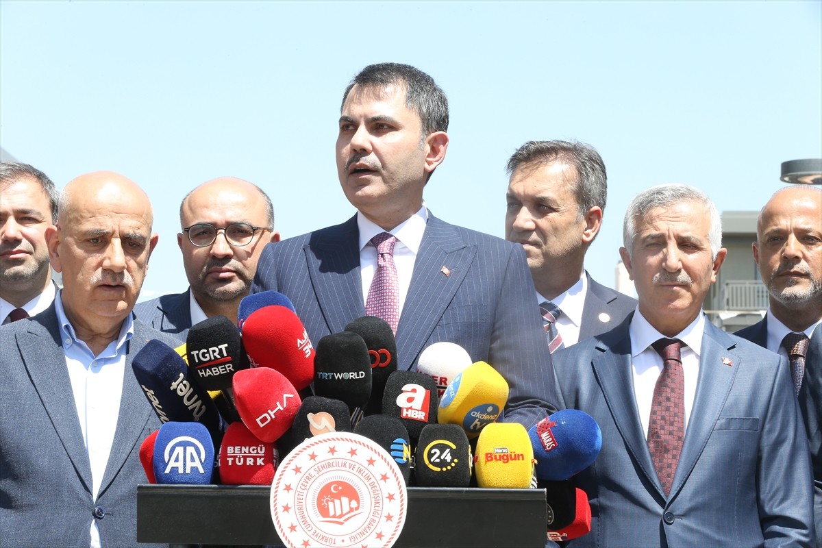 Çevre, Şehircilik ve İklim Değişikliği Bakanı Murat Kurum, Kahramanmaraş'ta Azerbaycan Mahallesi...