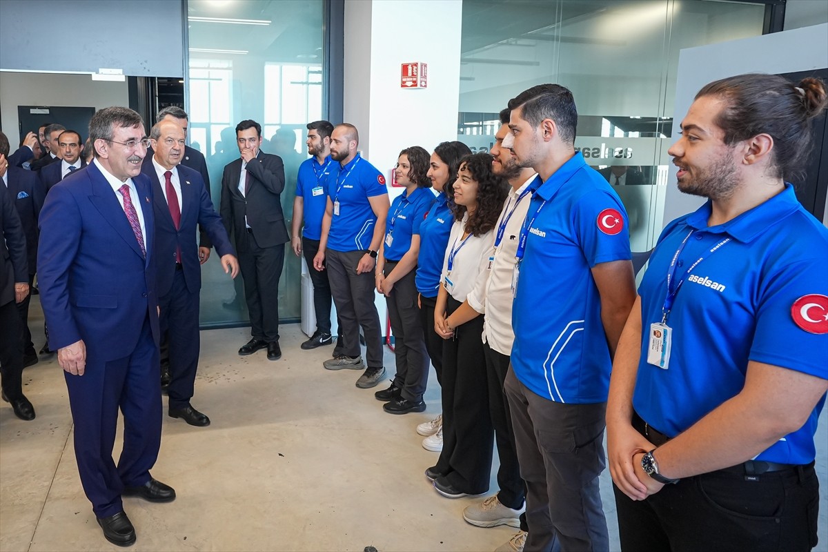 Cumhurbaşkanı Yardımcısı Cevdet Yılmaz, Kuzey Kıbrıs Türk Cumhuriyeti'nin (KKTC) Güzelyurt...