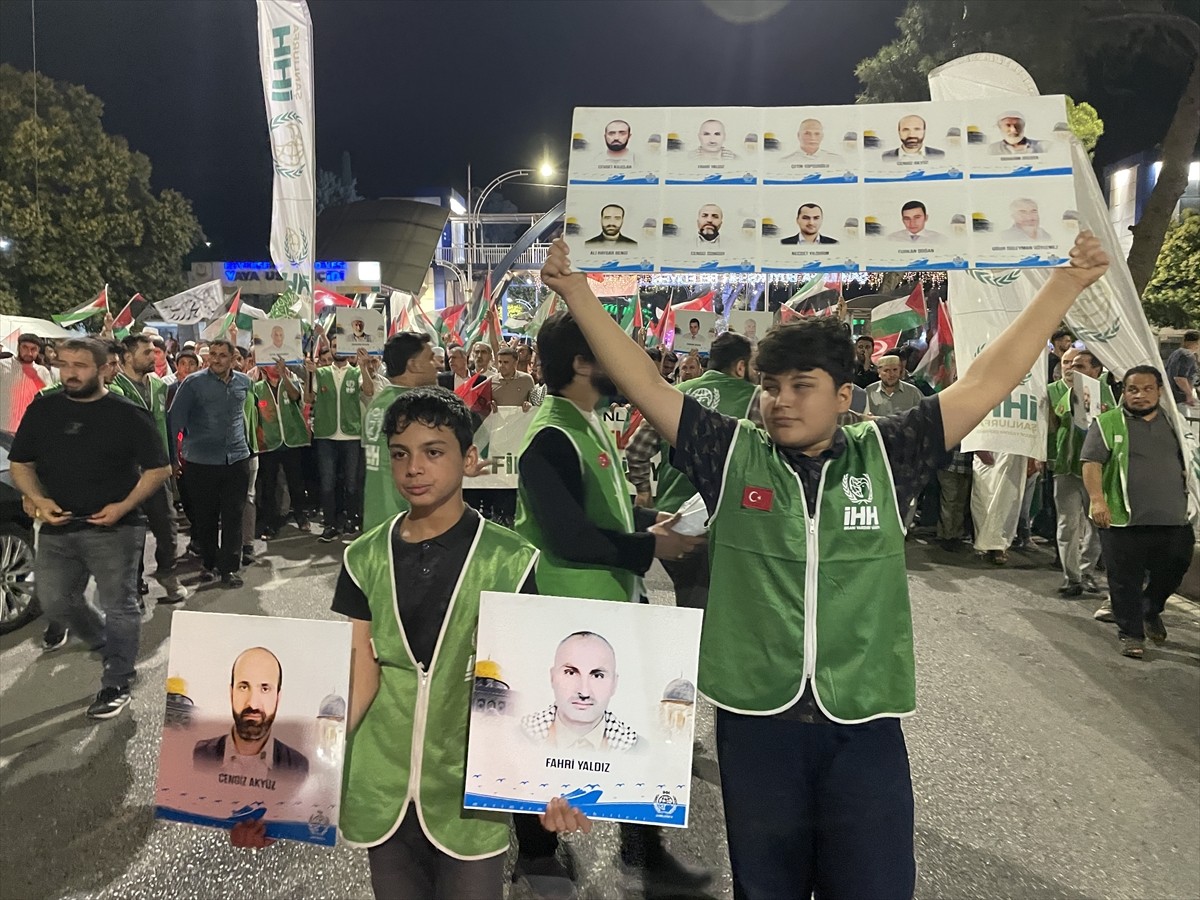 İnsan Hak ve Hürriyetleri (İHH) İnsani Yardım Vakfının öncülüğünde, İsrail'in Mavi Marmara...