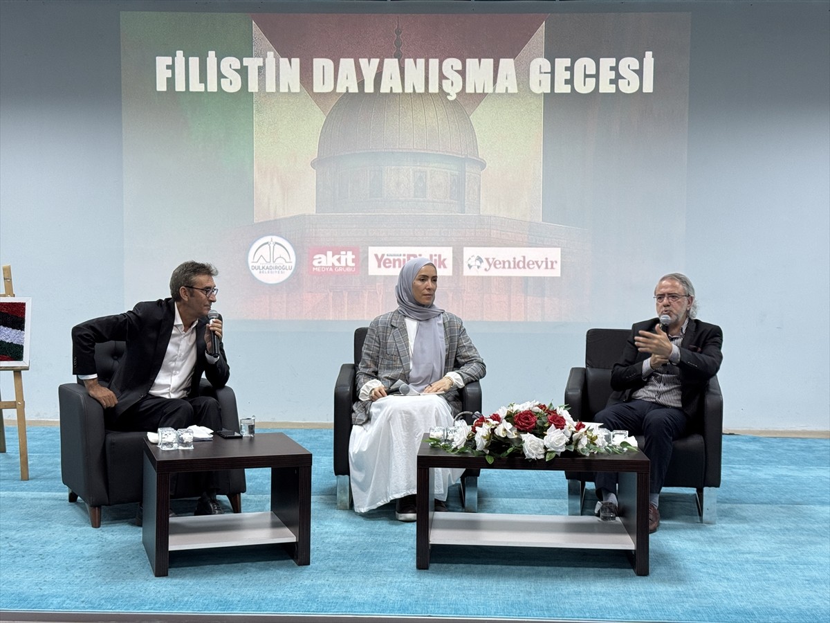 Kahramanmaraş'ta "Filistin Dayanışma Gecesi" gerçekleştirildi. Programa Filistinli akademisyen Dr....